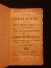 Caract&egrave;res de la famille royale, des ministres d'&eacute;tat et des principales personnes de la cour de France. anonyme
