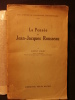 La pensée de Jean Jacques Rousseau. Albert Schinz