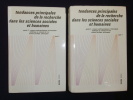 Tendances principales de la recherche dans les sciences sociales et humaines, 2 tomes. Jacques Havet