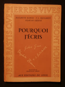 Pourquoi j'écris