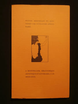 Petites merveilles du quotidien. Apollinaire