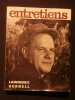 Entretiens, Lawrence Rurrell. F.J. Temple, collectif