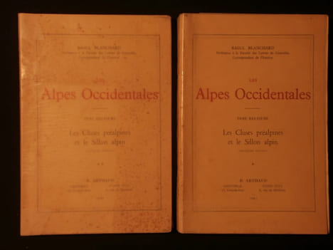 Les Alpes occidentales, les Cluses préalpines et le sillon alpin, T2, partie 1 et 2. Raoul Blanchard
