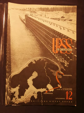 URSS en construction, n°9 - 1933, canal Mer Blanche mer Baltique. collectif