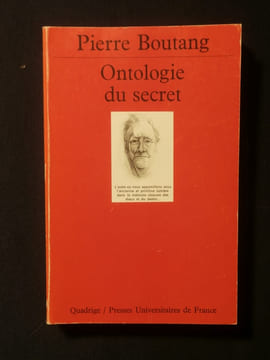 Ontologie du secret. Pierre Boutang