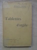 Tablettes d'argile. Jacques Fréhel (Alice Telot)