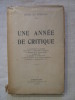 Une année de critique. André du Fresnois