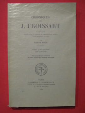Chroniques de Froissart. Albert Mirot