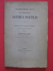 De sexti decimi saeculi in Francia artibus poeticis. Georges Pellissier