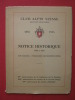 Club alpin suisse, notice historique de 1940 à 1955, nos cabanes, programme des manifestations. anonyme