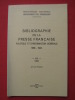 Bibliographie de la presse française politique et d'information générale, 1865-1944, Var. Jean Watelet