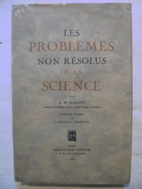 Les problèmes non résolus de la science