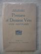 Premiers et derniers vers d'un savoyard. Paul Nicollet