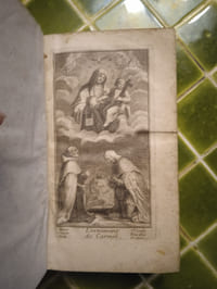 HEURES DE NOTRE-DAME DU MONT-CARMEL en Latin & en François. […] Propres à toutes sortes de Personnes. Paris, Chez Jean Hérissant et Antonin Des-Hayes, 1715.