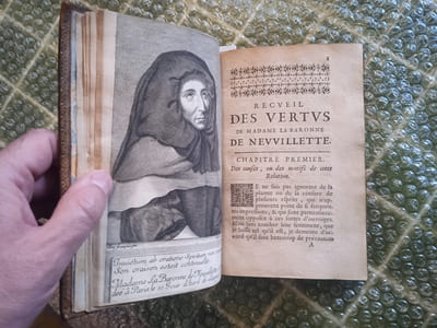 Recueil des vertus et des écrits de Madame la Baronne de Neuvillette, décédée depuis peu dans la ville de Paris.