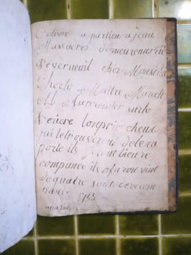 [Manuscrit] Copie de plusieurs Lettres de deffunct Françoise Dupuis Tuscaire proffesse du Mont-Carmel, escrites au R.P. Paulin religieux Carme du ...