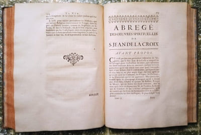 La Vie de St Jean de La Croix, Premier Carme Déchaussé et Coadjuteur de Sainte Thérèse. Avec une Histoire abrégé de ce qui s’est passé de plus considérable dans la Réforme du Carmel. Tome Second.