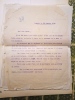 Lot de 2 lettres manuscrites avec enveloppe et 8 lettres dactylographiées.. BOURBON NAUNDORFF, Henri. 