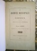 Les Archives Municipales de Lisieux. Notes pour servir d’inventaire.. VASSEUR (Charles).