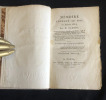 Mémoire adressé au Roi, en juillet 1814. Seule Edition complète et correcte, contenant toutes les Notes de l'Auteur ; celles du Lynx ; les ...
