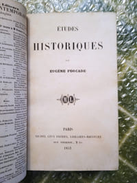 Études historiques.