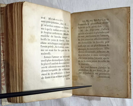 Mémoires de Monsieur de Berval.
Imprimé à Amsterdam [Paris], 1752.
. [FYOT DE LA MARCHE, Jean-Philippe (1723-1772).]