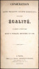 [Réunion de 3 ouvrages sur le Duc d’Orléans].
- Discours de M. Louis-Philippe-Joseph Capet, ci-devant Duc d’Orléans, Prononcé par lui-même à ...