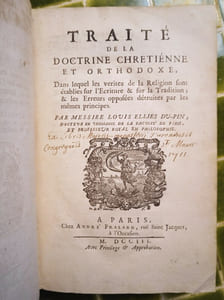 Traité de la doctrine chrétienne et orthodoxe, dans lequel les vérités de la Religion sont établies sur l’Ecriture et sur la Tradition ; et les Erreurs opposées détruites par les mêmes principes. Paris, Chez André Pralard, 1703. 
