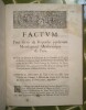 Factum, pour servir de Réponses pardevant Monseigneur l’Archevesque de Paris. 
Pour les Doyen & Chapitre & le Chantre de l’Eglise de Paris, ...