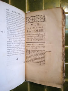 Vie de Madame La Fosse, guérie miraculeusement le 31 mai 1725 à la Procession du Saint Sacrement de la paroisse Sainte Marguerite. 