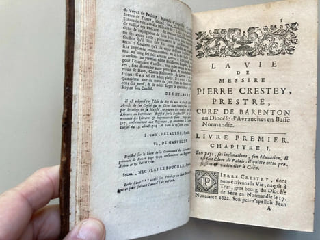 La Vie de Messire Pierre Crêtey, Prestre, Curé de la Paroisse de Barenton au Diocèse d’Avranches en Basse-Normandie, Fondateur de l’Hôpital de ...