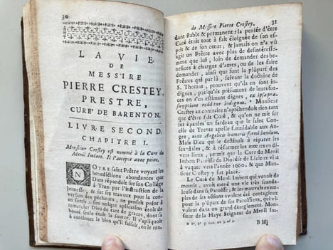 La Vie de Messire Pierre Crêtey, Prestre, Curé de la Paroisse de Barenton au Diocèse d’Avranches en Basse-Normandie, Fondateur de l’Hôpital de ...