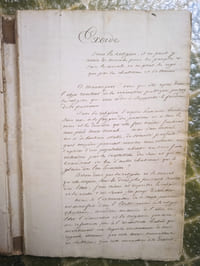 [MANUSCRIT] Établissement de la Religion chrétienne.