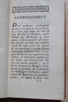 Méthode courte et facile pour discerner la véritable religion chrétienne, d’avec les fausses qui prennent ce nom aujourd’hui. Nouvelle Édition.. ...
