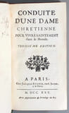 Conduite d'une Dame chr&eacute;tienne po.... DUGUET, Jacques Joseph (1649-1733). 