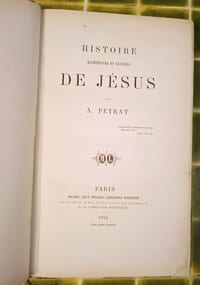 Histoire élémentaire et critique de Jésus. Paris, Michel Lévy Frères, 1864.