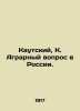 Kautsky, K. The Agrarian Question in Russia. In Russian /Kautskiy, K. Agrarnyy . Kautsky, Karl