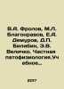 V.A. Frolov, M.L. Blagonravov, E.A. Demurov, D.P. Bilibin, E.V. Velichko. Priva. Velichko, Vasily Lvovich