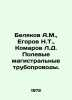 A.M. Belyakov, N.T. Egorov, L.D. Komarov Field Main Pipelines. In Russian /Bely. Komarov, L.V.