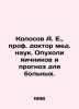 Kolosov A. E., Professor Doctor of Medical Sciences. Ovarian tumors and prognosi. Kolosov, A.