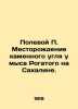 Field P. Hard coal deposit at Rogatoy Cape in Sakhalin. In Russian /Polevoy P. . Polevoy, Petr Nikolaevich