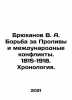 Bryukhanov V. A. The Struggle for the Straits and International Conflicts. 1815. Bruchanov, Vladimir Pavlovich