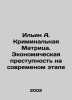 Ilyin A. The Criminal Matrix. Economic Crime at the Modern Stage In Russian /Il. Ilyin, Alexey Alekseevich