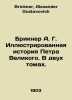 Brickner A. G. Illustrated History of Peter the Great. In two volumes. In Russi. Brickner, Alexander Gustavovich