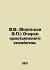 V.V. (Vorontsov V.P.) Essays on peasant farming. In Russian (ask us if in doubt. Vorontsov  Vasily Pavlovich