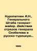 A.N. Kuropatkin  General Staff Major General. Actions of General Skobelev's deta. Kuropatkin  Alexey Nikolaevich