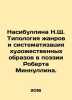 Nasibullina N.Sh. Typology of genres and systematization of artistic images in. Azov, Vladimir Alexandrovich