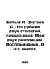 White A. (Bugaev A.) At the turn of the century. The beginning of the century. . Andrey Bely