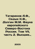 Tatarinov A.F.,  Sedykh K.F.,  Dolgin M.M. Fauna of the European Northeast of R. Konstantin Sedykh