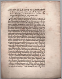 du 26 juillet 1663